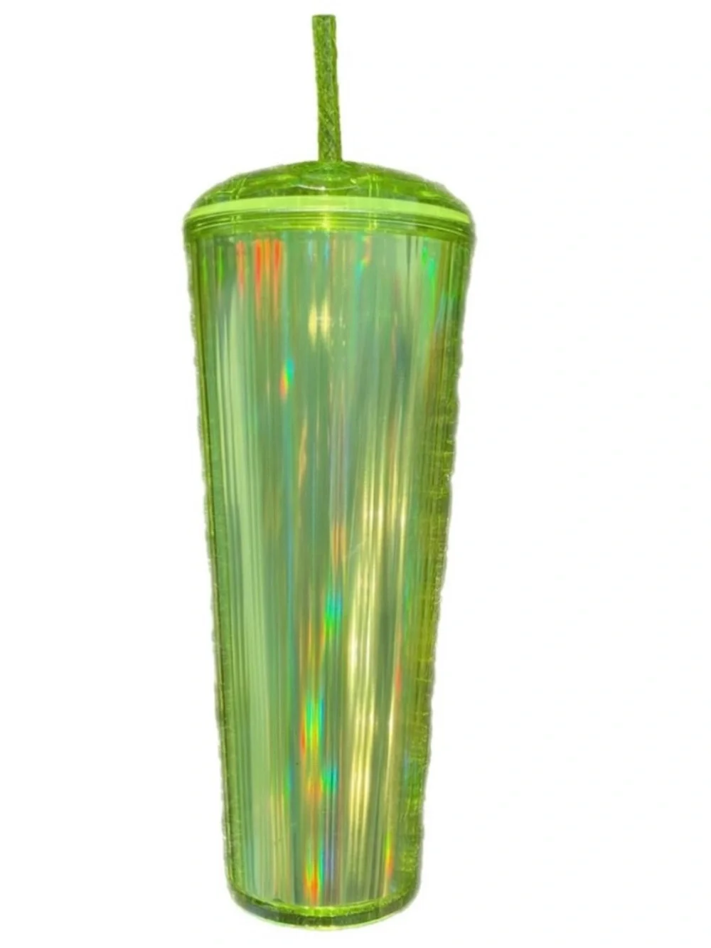 Starbucks Lime Iridescent Kaleidoscope Dome Tumbler 24oz 2023